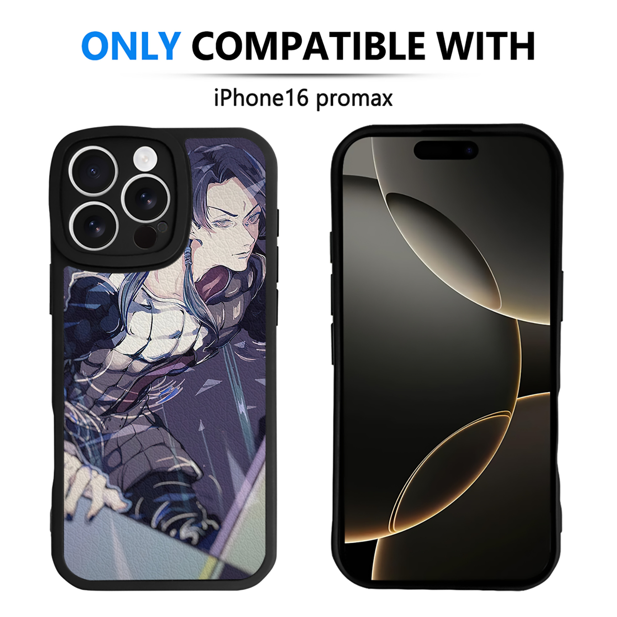 （画像用） ジョジョの奇妙な冒険 JoJo's Bizarre Adventure 【iPhone 16シリーズ対応】シリコンスマホケース（レザー調） 材質：シリコン